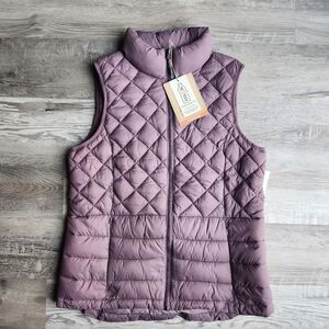 Zeroxposur Womens Medium Quilted Vest Faded Plum NWT